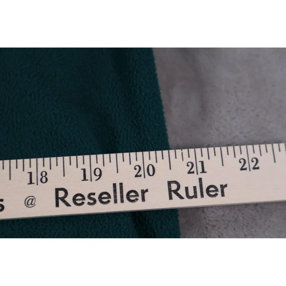 The North Face Sweatshirt Mens‎ M Green Pullover 1/4 Zip Fleece Embroidered Logo